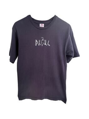 Drool Band T Shirt Mens Medium Black Bayside Made In USA Indie Rock Tee